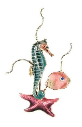 Wall Art - Bovano - Seahorse with Star or Crab