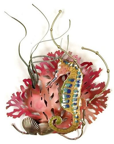 Wall Art - Bovano - Rainbow Seahorse with Coral