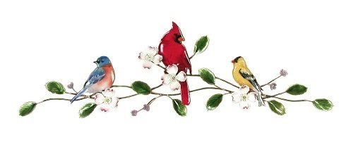 Wall Art - Bovano - Songbirds with Dogwood Bough