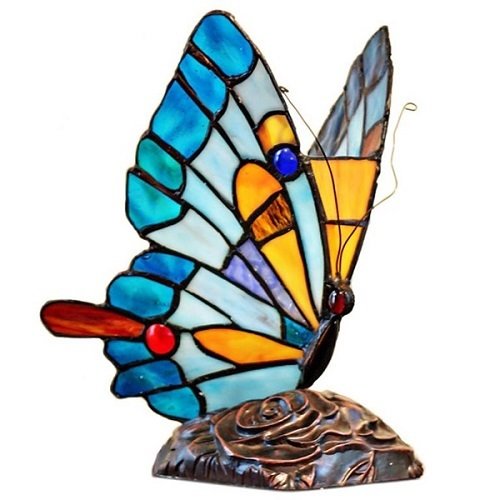 Lamp - Butterfly Tiffany Accent