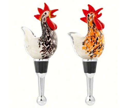 Bottle Stopper - Roosters