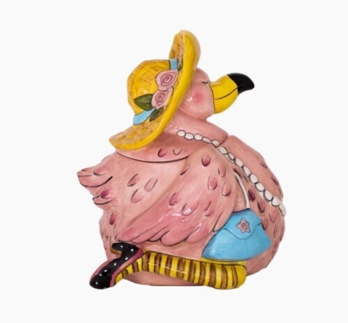 Cookie Jar - Ms. Precious Flamingo