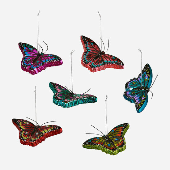 Ornament - Glass Butterfly Assortment
