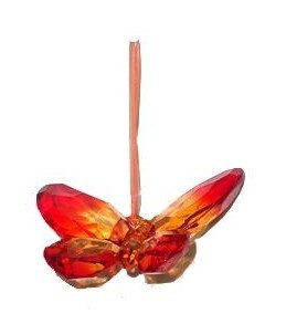 Suncatchers - Butterflies, Color: Orange with Red Tips