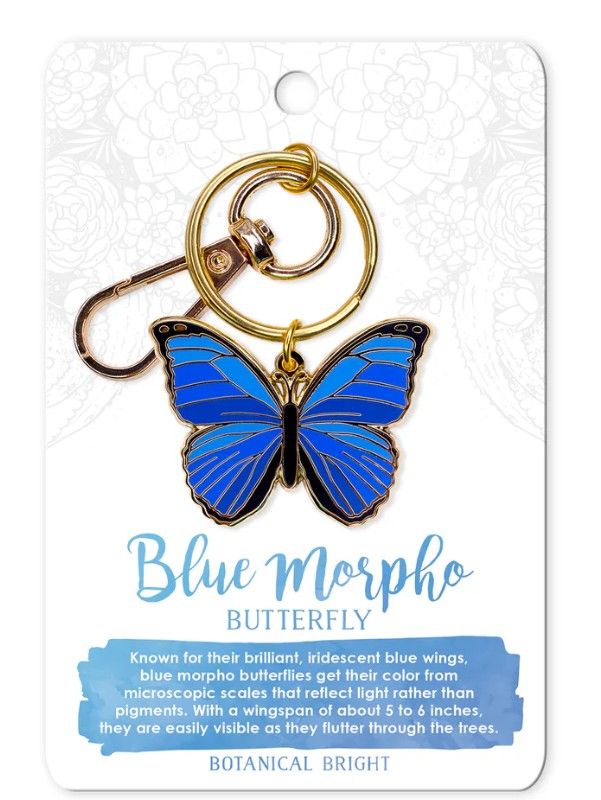 Keychain - Blue Morpho