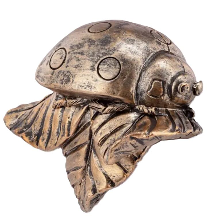 Pot Percher - Gold Lady Butterfly