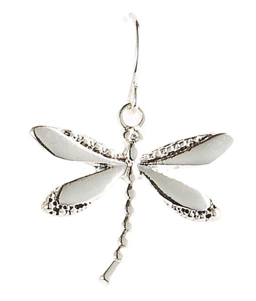 Earring - Silver Deco Dragonfly