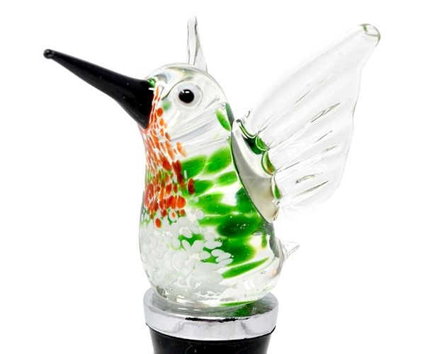 Bottle Stopper - Ruby-Throated Hummingbird