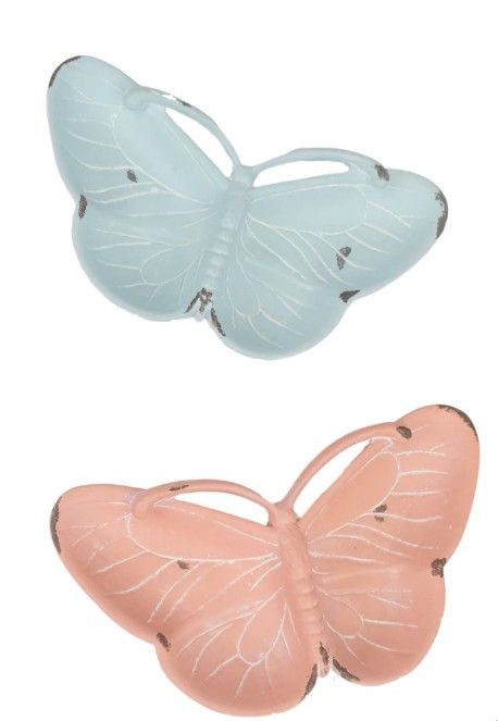 Trinket Dish - Butterfly Blue or Pink