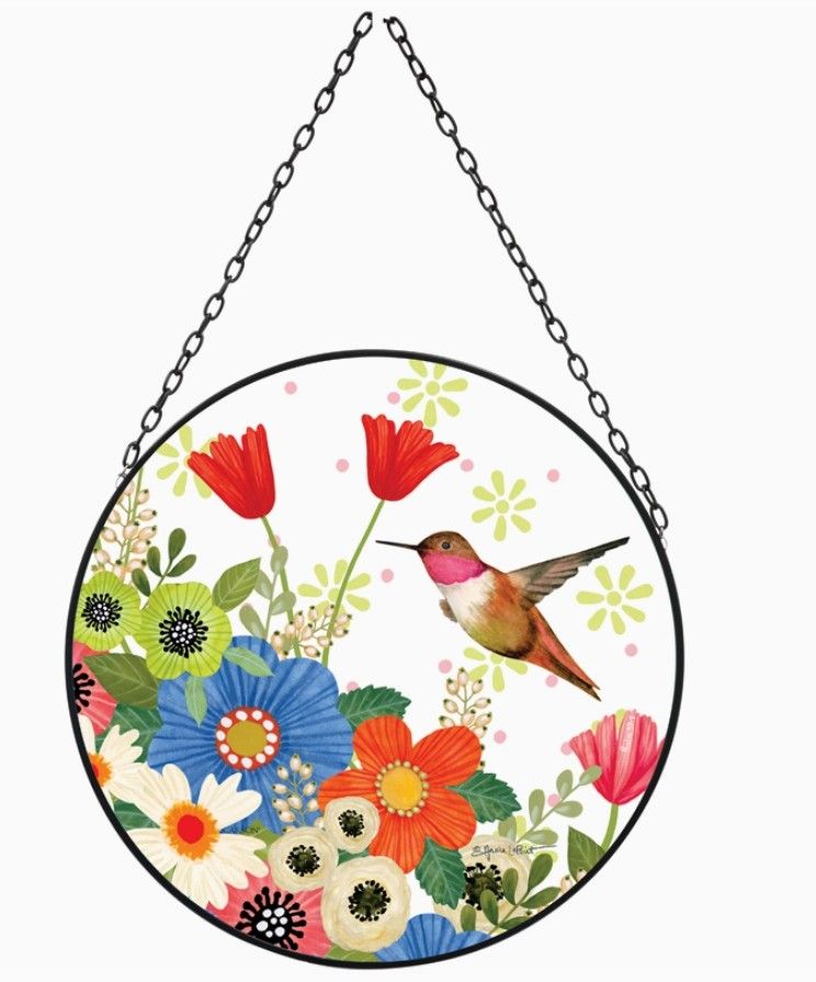 Suncatcher - Garden Hummingbird