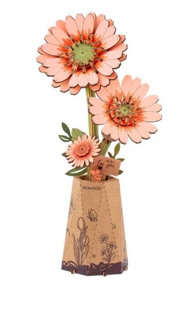 Puzzle - Orange Gerber Daisy