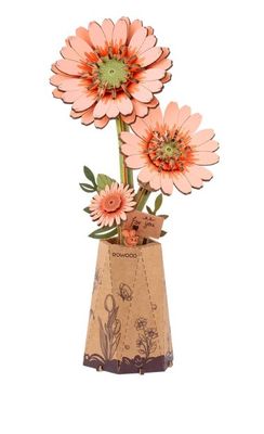 Puzzle - Orange Gerber Daisy