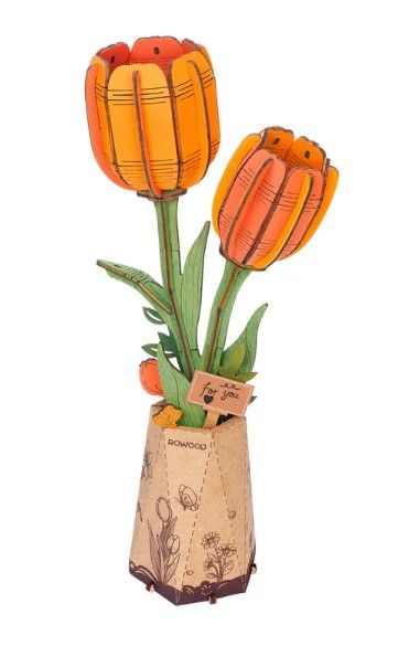 Puzzle - Orange Tulip