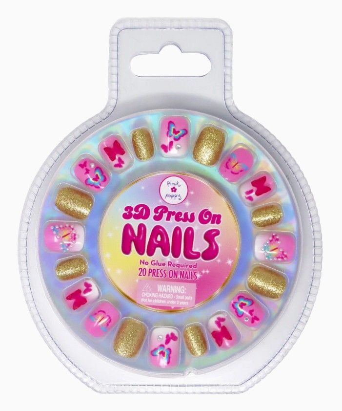 Press On Nails - 3D Butterflies