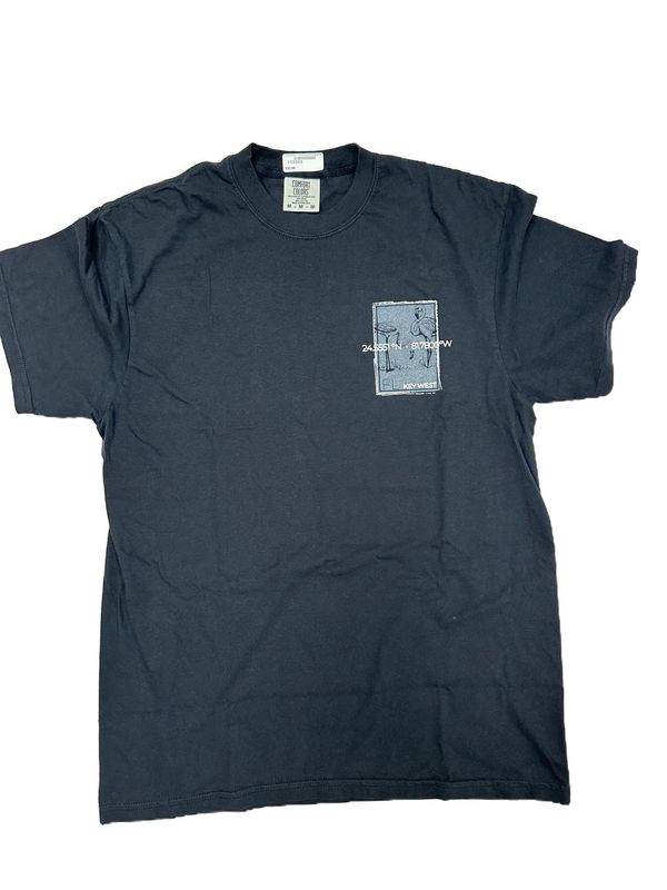 T-Shirt - Black Coordinates Flamingo