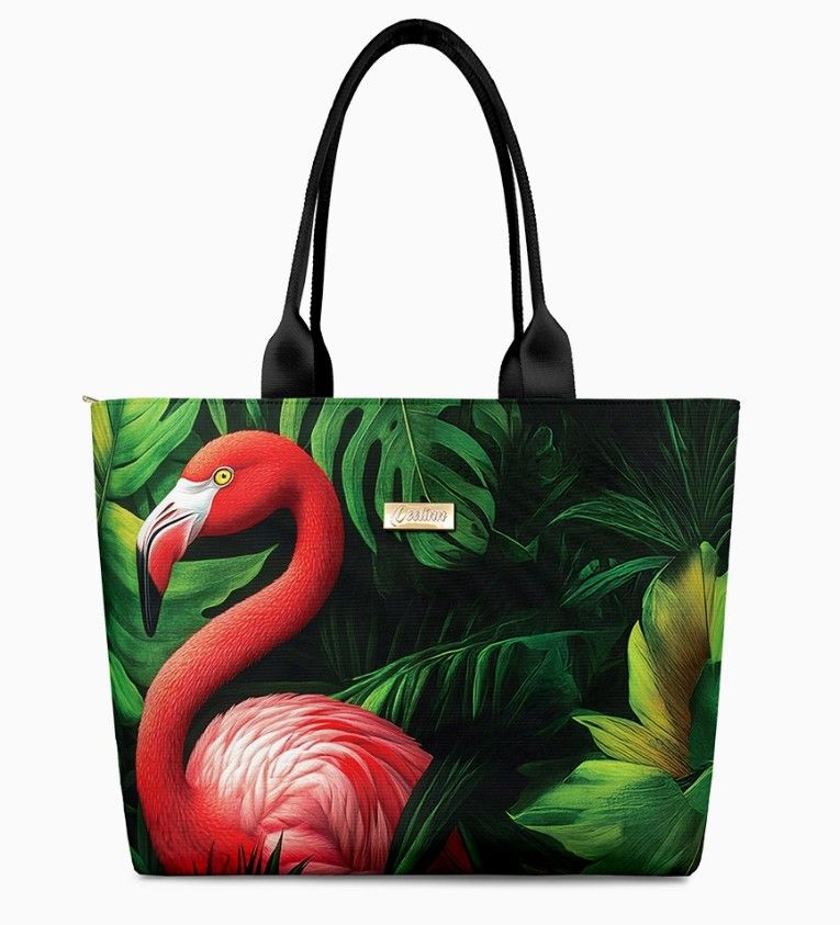 Tote - Jungle Flamingo