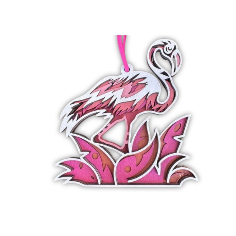 Ornament - Pink Flamingo