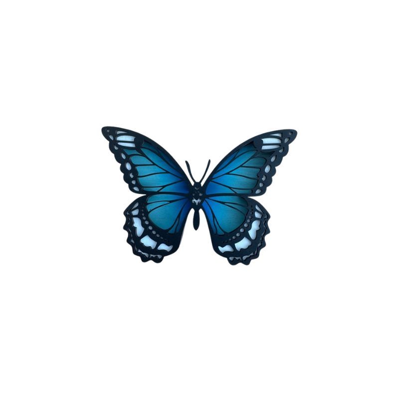 Shelf Sitter- Blue Butterfly