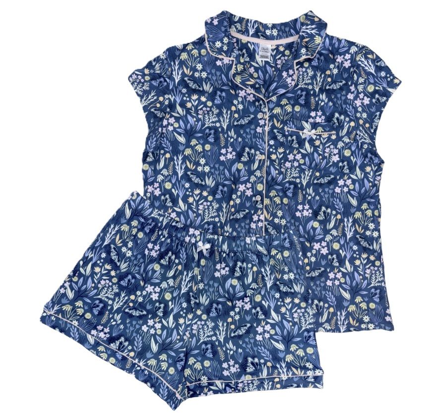 Lounge Set - Blue Butterfly Garden