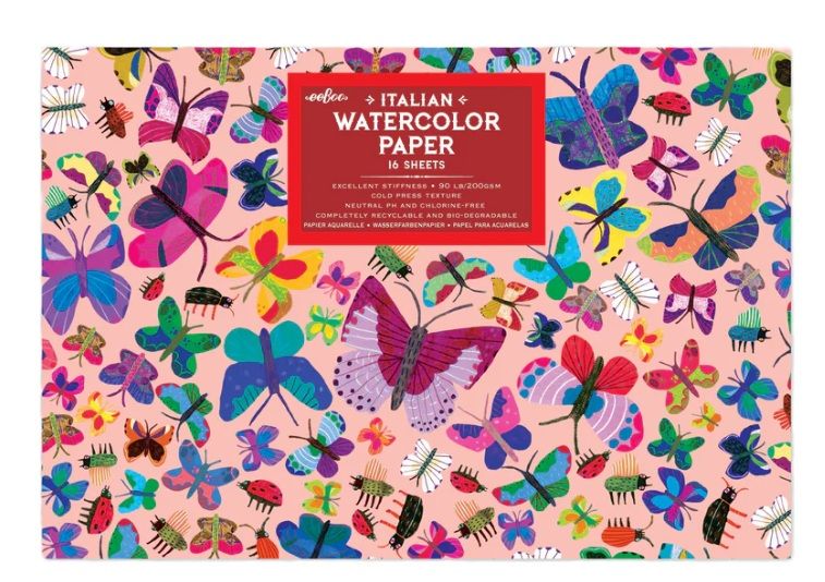 Watercolor Pad - Butterflies