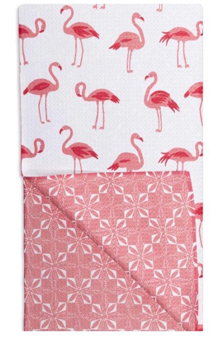 Dish Towel - Flamingo Coast