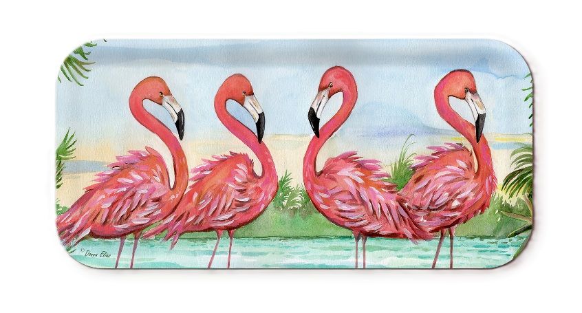 Tray - Flamingo Cove 11x5