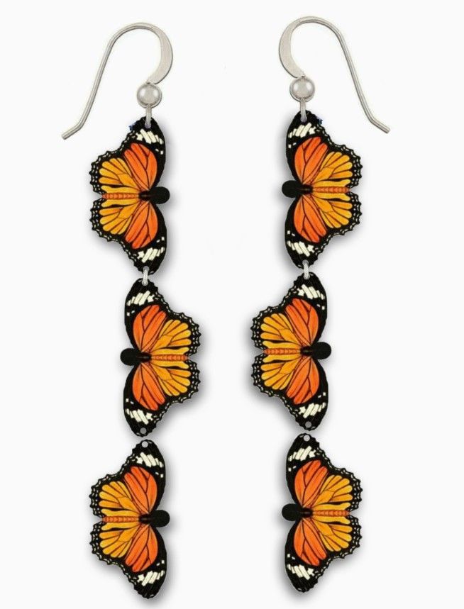 Earrings - Monarch Triple Dangle
