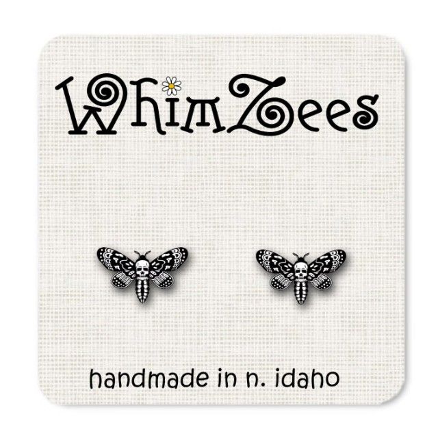 Earrings - Deadhead Moth