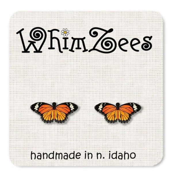 Earrings - Monarch Butterfly