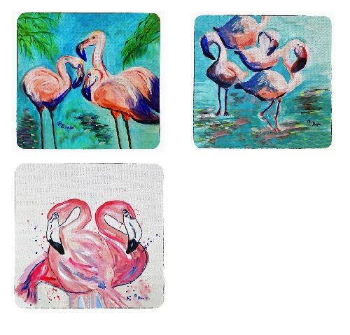 Coasters - Flamingos
