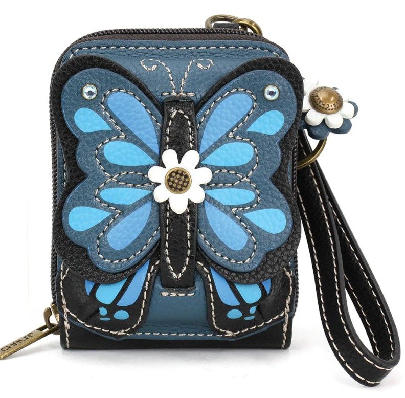 Chala - Blue Butterfly Credit Card Holder