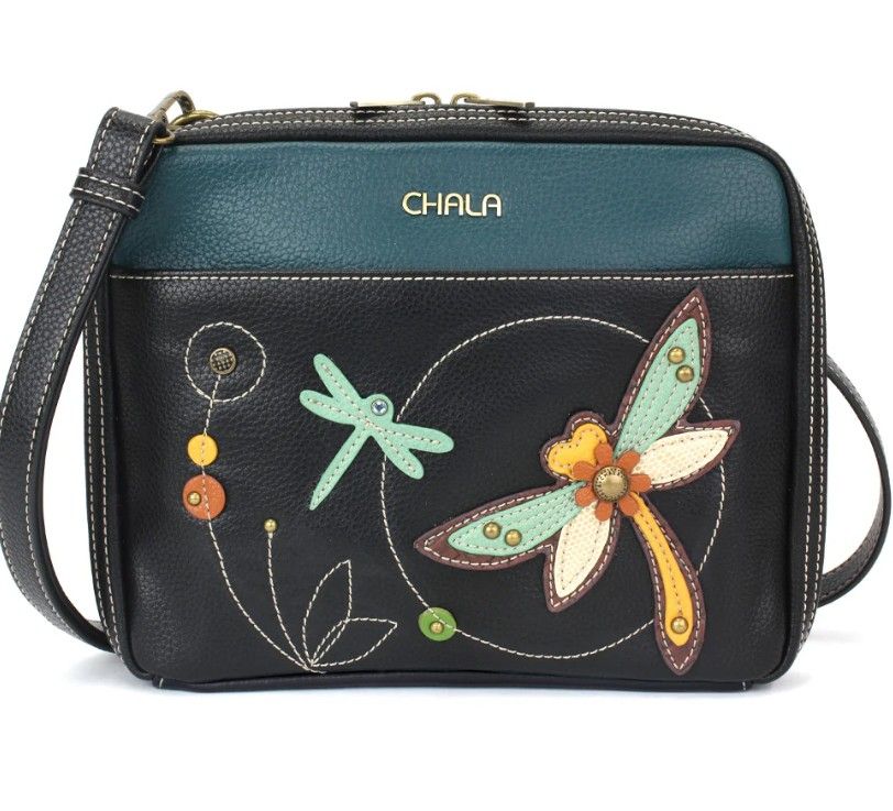 Chala - Purse Companion Organizer Crossbody Dragonfly