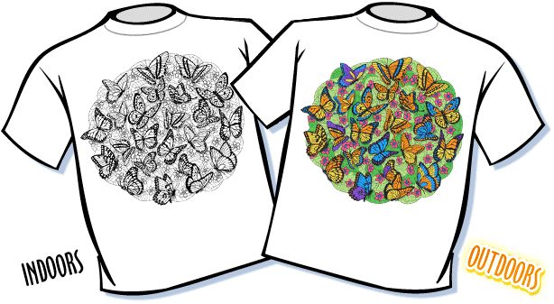T-Shirt - Magic Butterfly Circle