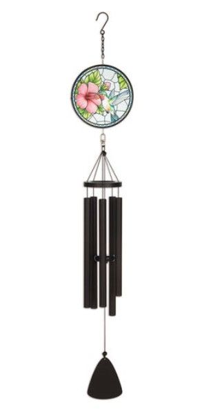 Windchime - Stained Glass Hummingbird