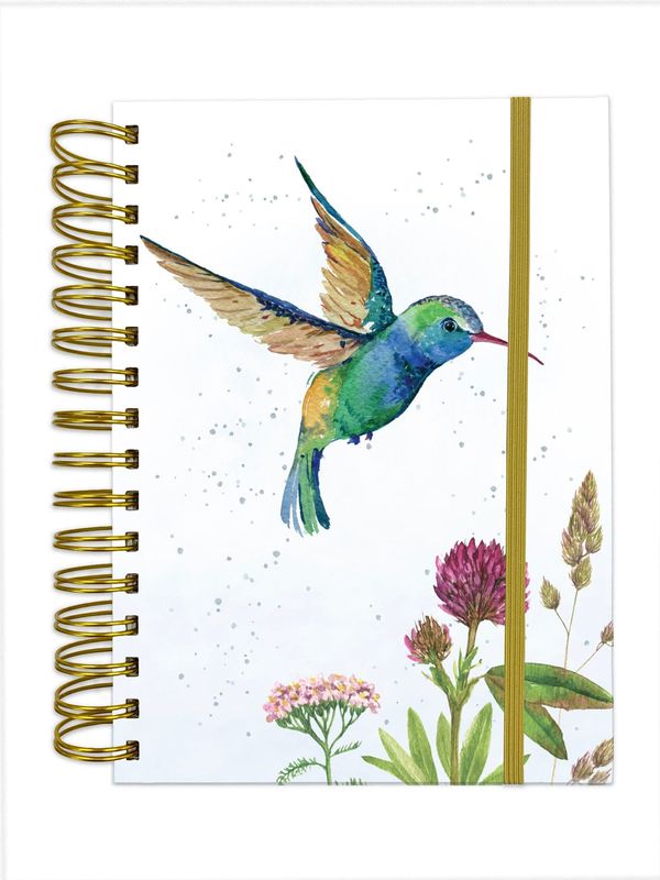 Notebook - Hummingbird Spiral