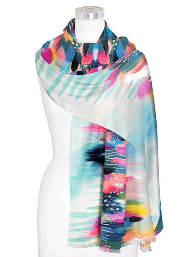 Shawl - EttaVee Brush Strokes