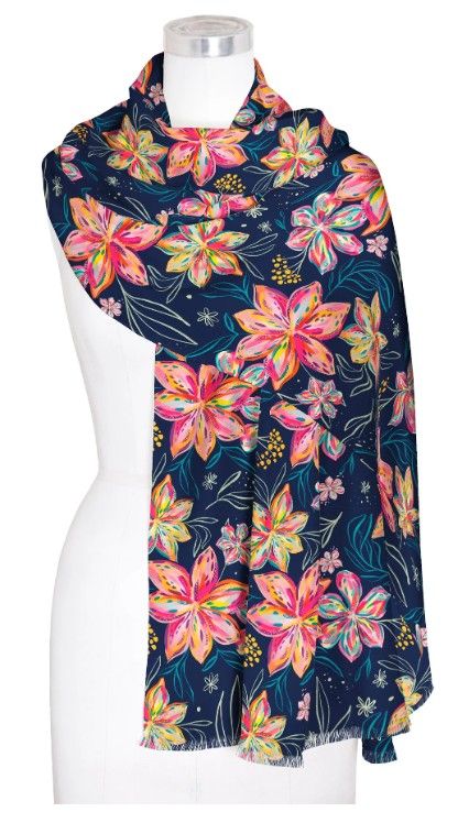 Shawl - EttaVee Bold Flowers