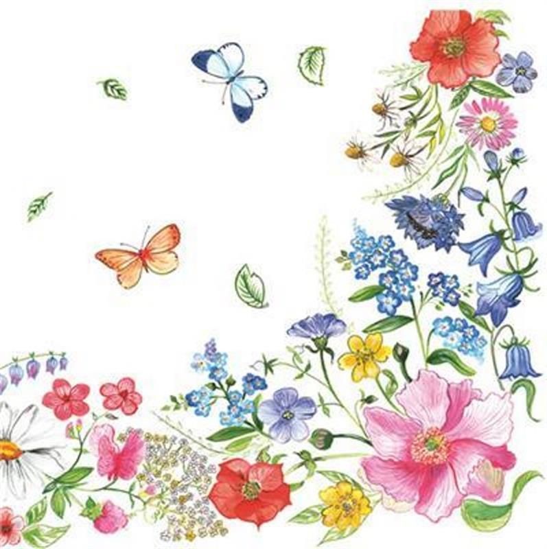 Napkin - Blossom Border