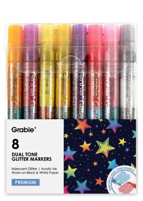 Markers - Dual Tone Iridescent Glitter Acrylic Paint