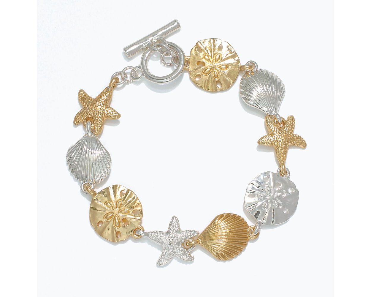 Bracelet -Two-toned Sealife