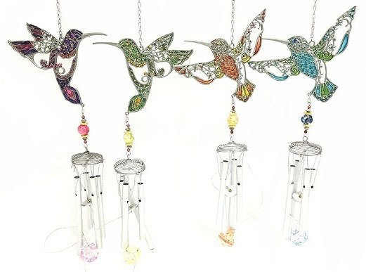 Wind Chime - Jeweled Hummingbirds