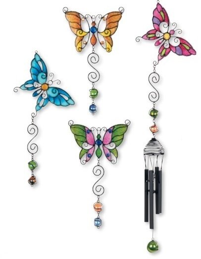 Wind Chime - Multi Butterfly