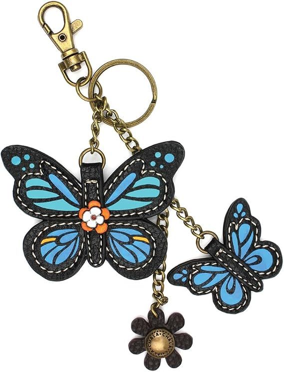 Chala Keychain - Mini Blue Butterfly
