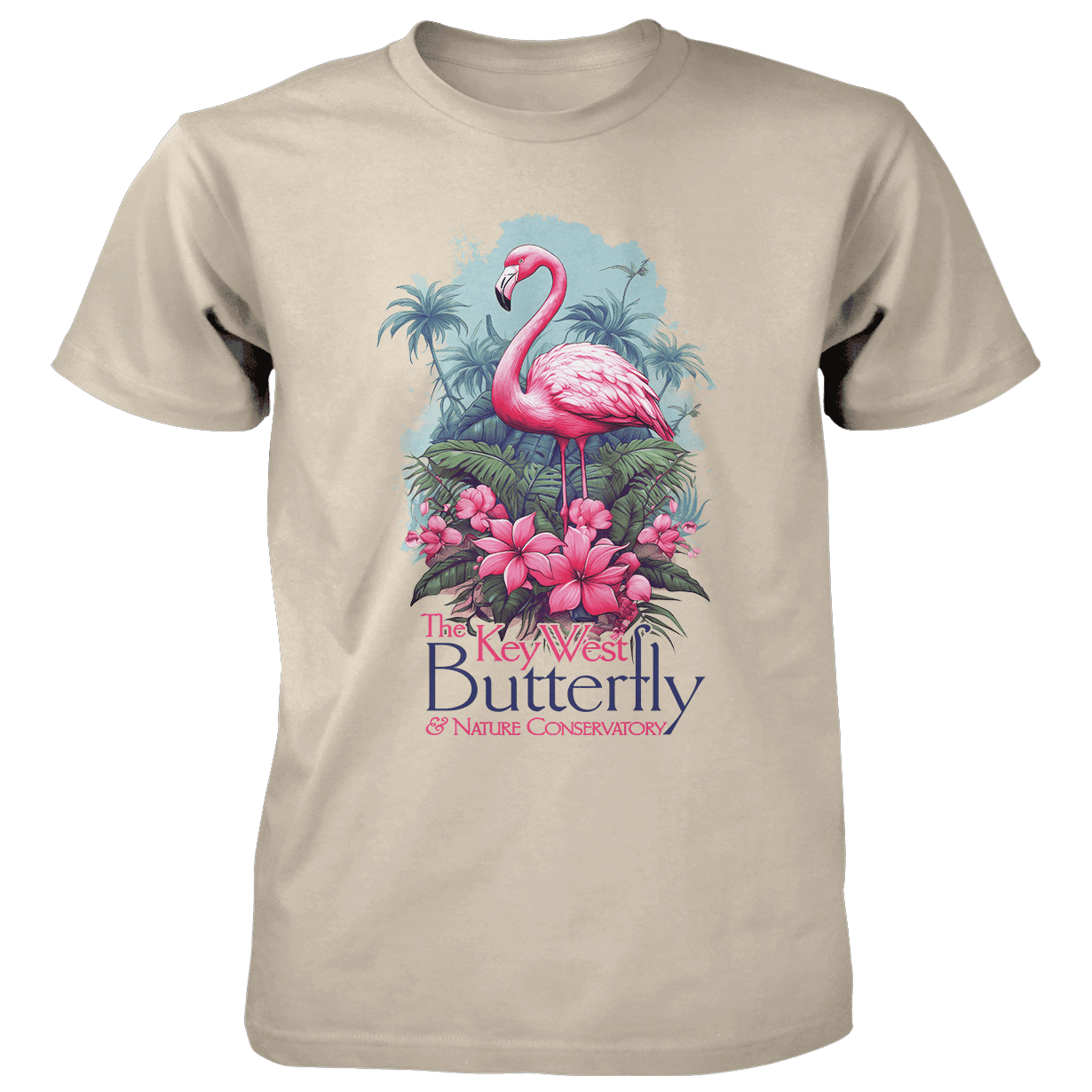 T-Shirt - Botanical Flamingo