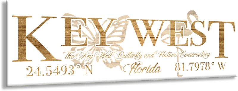 Ornament - Key West Butterfly in Gold
