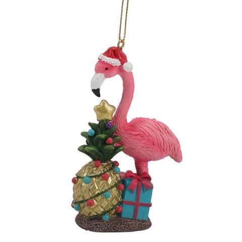 Ornament - Flamingo and Gifts
