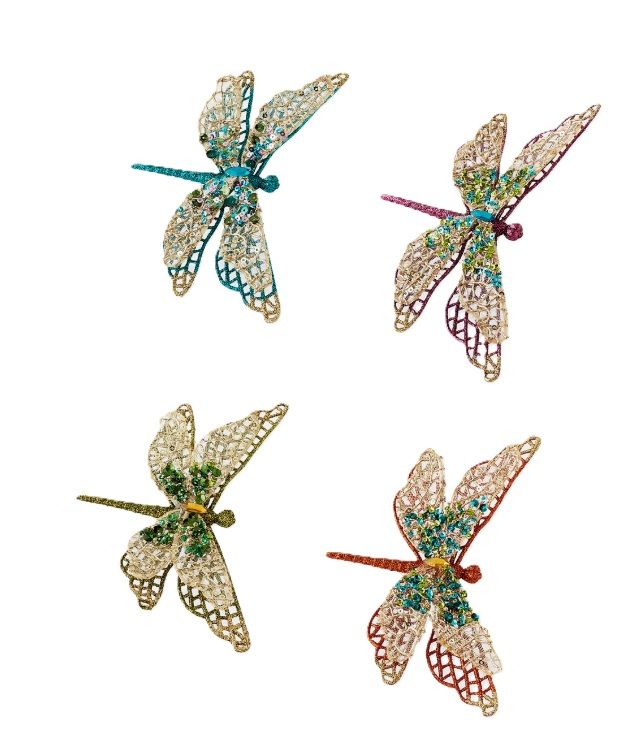 Ornament Clip - Dragonfly Assorted Colors