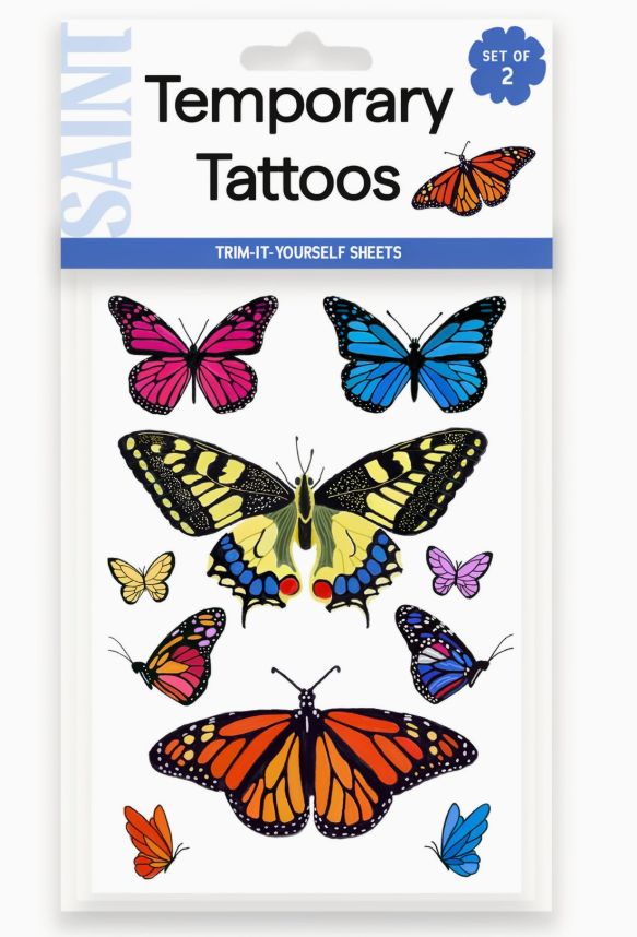 Temporary Tattoos - Butterfly Pavilion