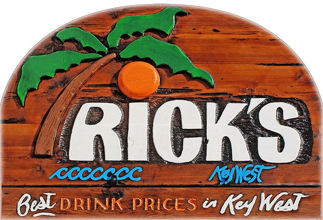 RICK'S BEST DRINK PRICES * 8'' x 11'' 10071