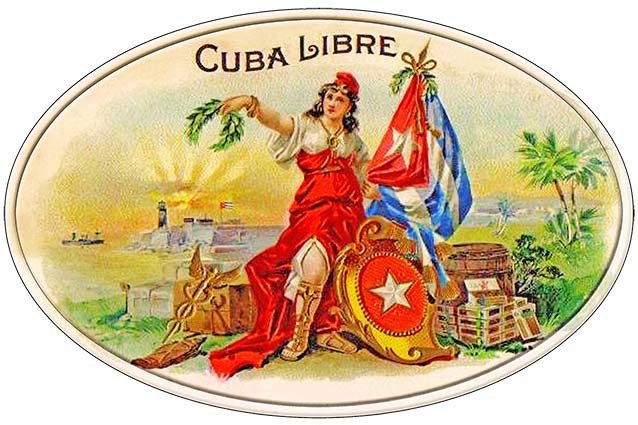CUBA LIBRE CIGARS * 7'' x 11'' 10177